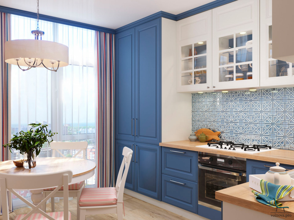Обложка проекта: Кухня в морском стиле