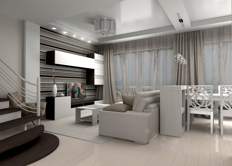 1 этаж - общее пространство