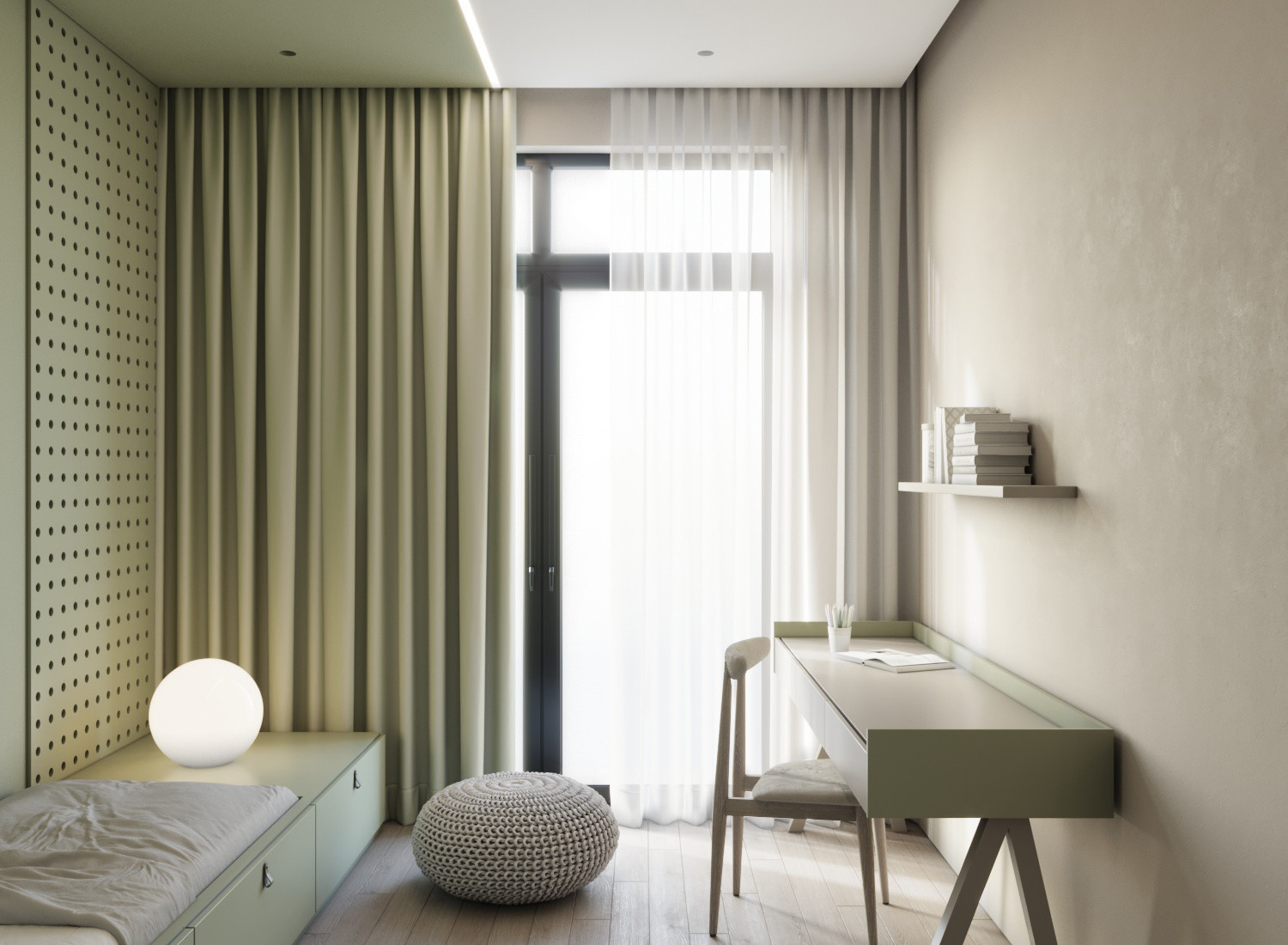 Квартира для семьи с ребенком в ЖК Аллея Парк