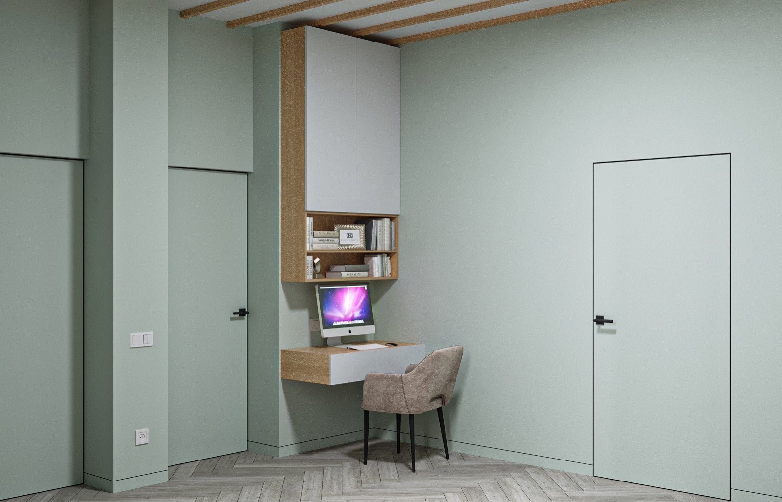 Древесно-мятное дуновение.