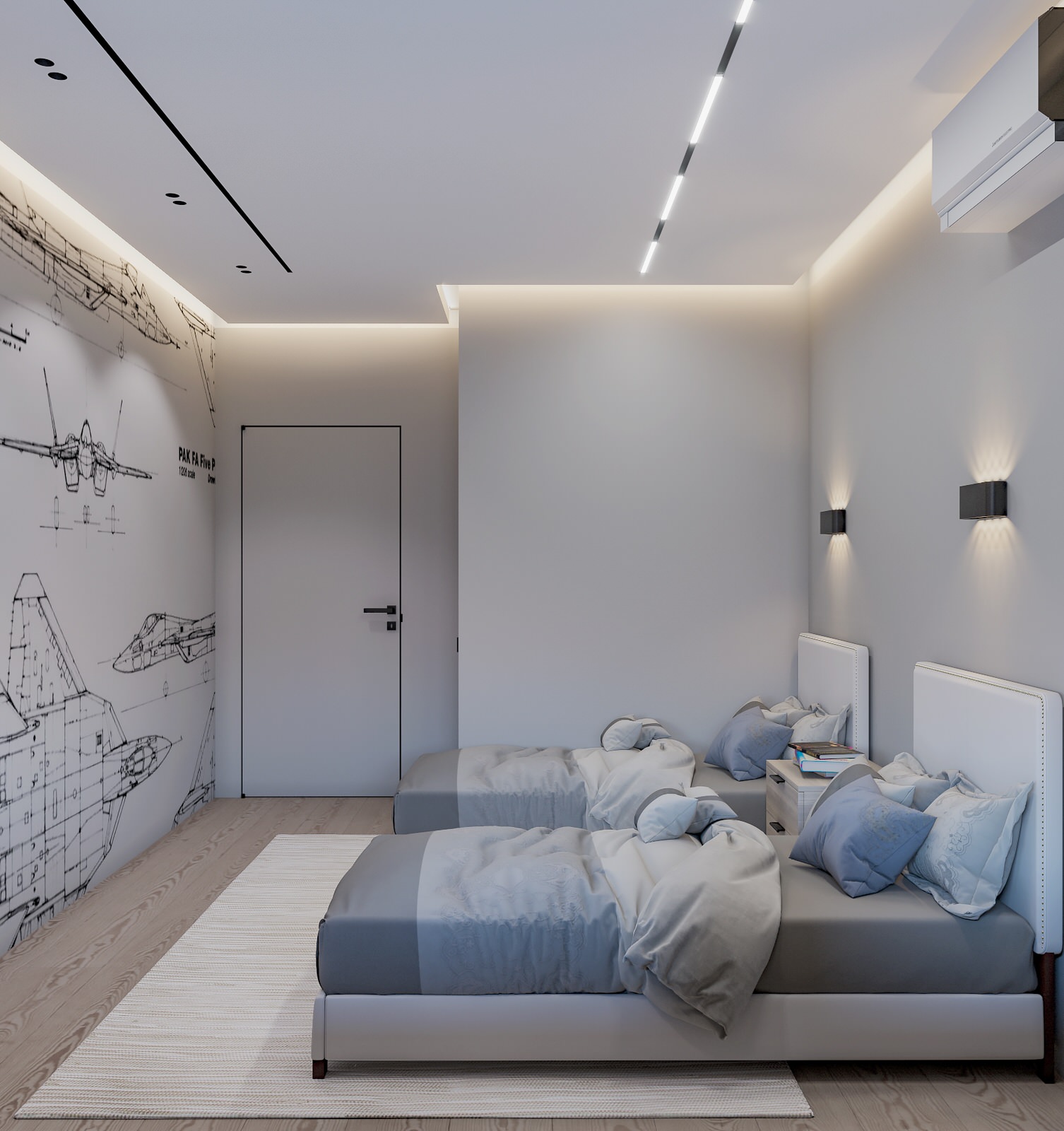 2х комнатная квартира в современном стиле