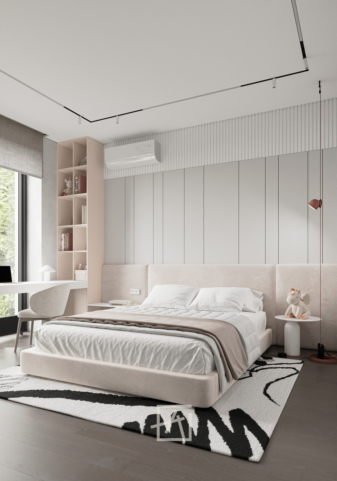 Обложка проекта: Спальня в нежных тонах