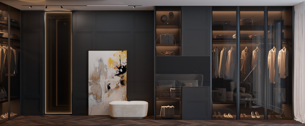 Дизайн спальни ЖК "ВТБ арена Парк"