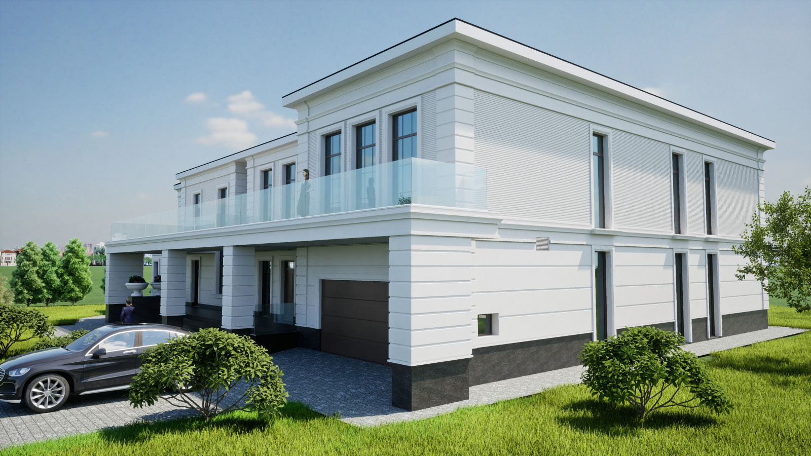 Индивидуальный жилой дом. Проект изделий из стеклофибробетона