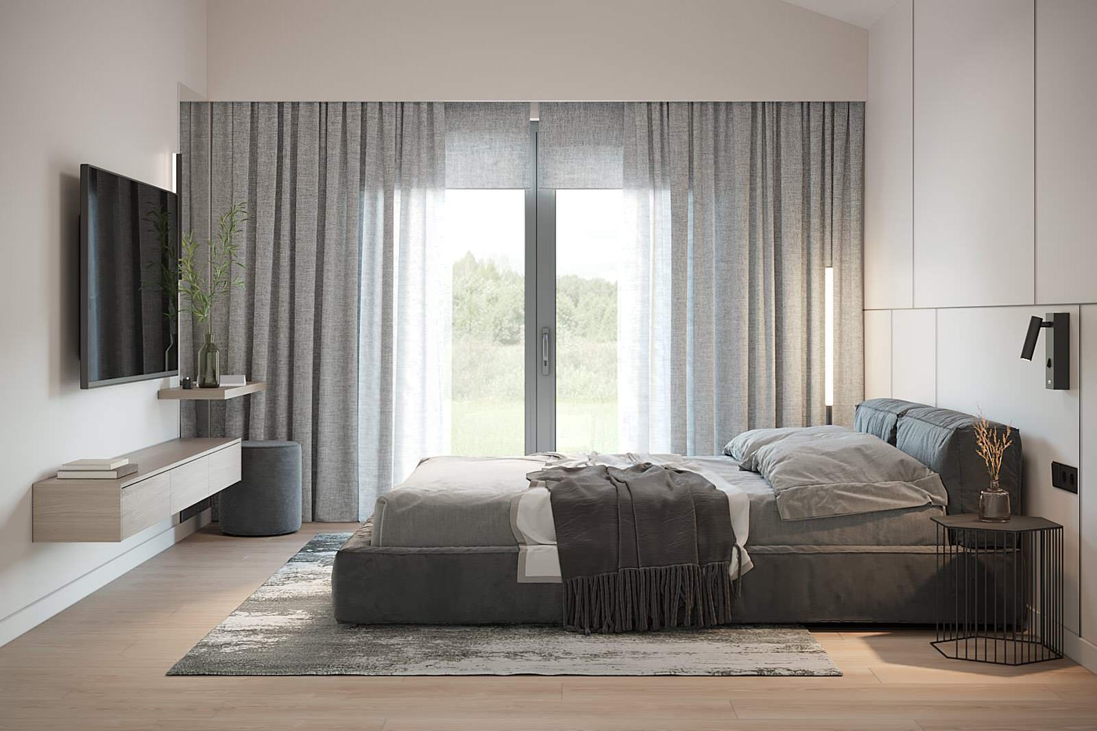 Дизайн интерьера дома 71 м² минимализм Ольховка Кантри Клаб