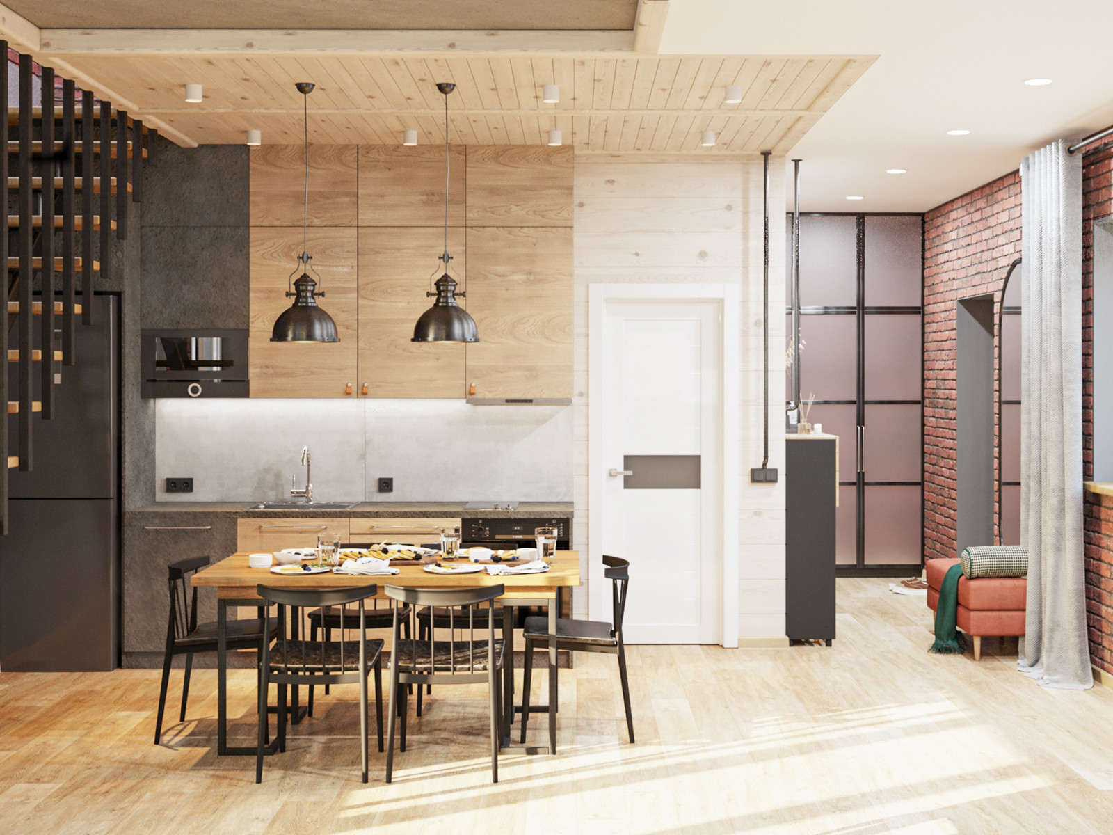 Дача в стиле "ЛОФТ"