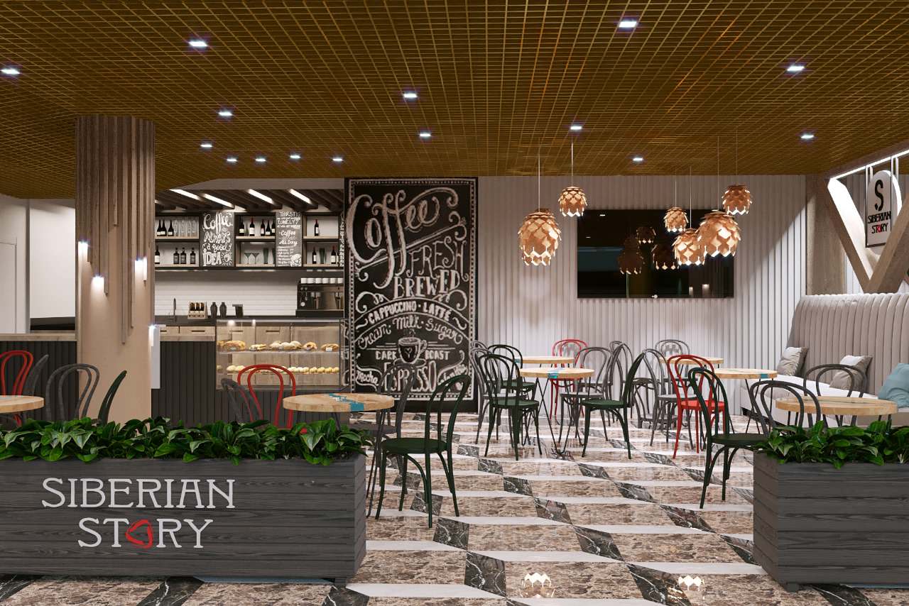 Siberian Story / Арт Пространство ~ дизайн этажа ТЦ
