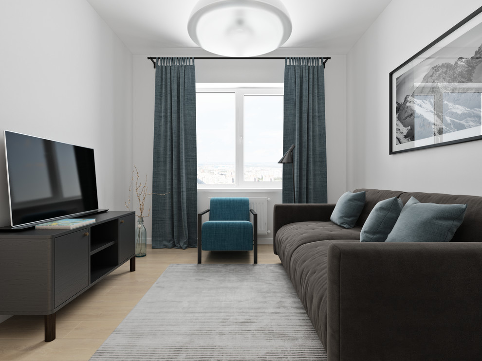 Гостиная в скандинавском стиле