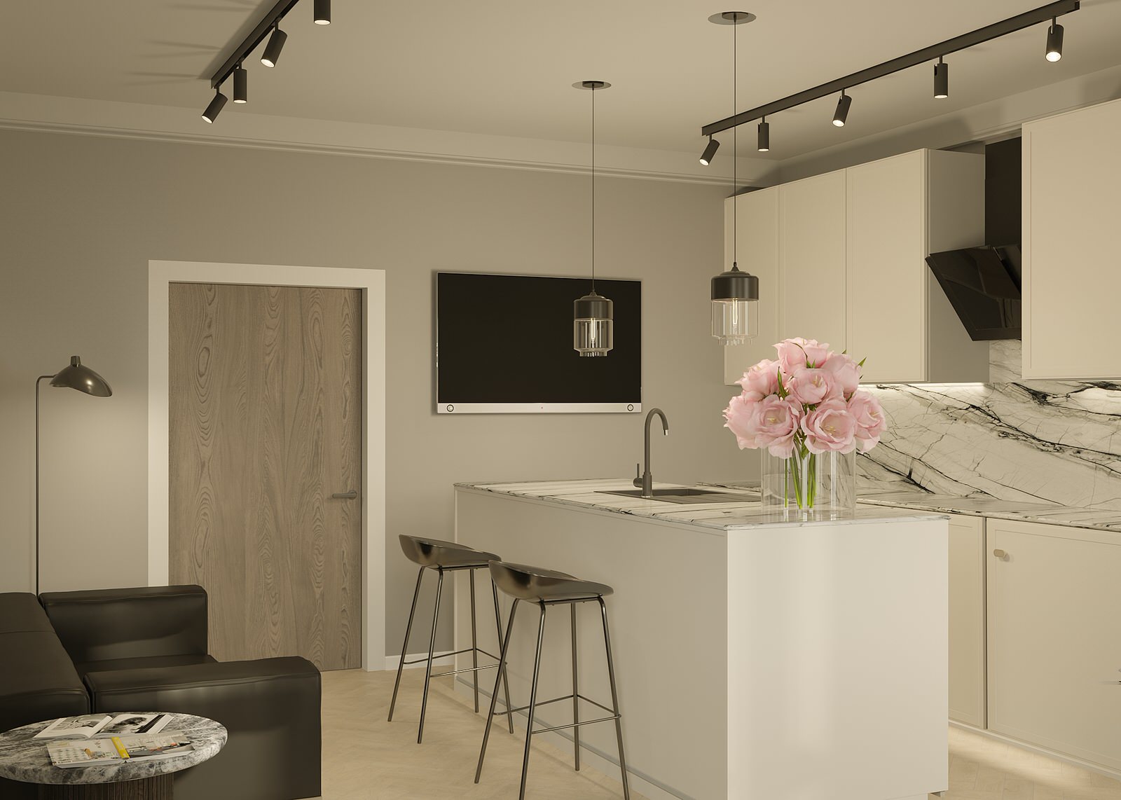 Кухня-гостиная