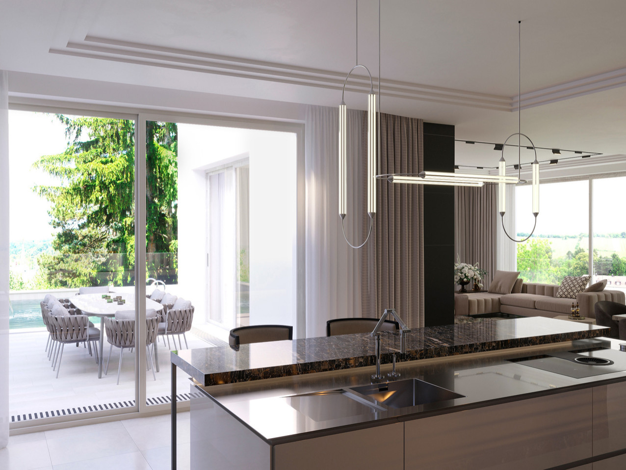 Обложка проекта: Дом в Австрии, Wohnküche