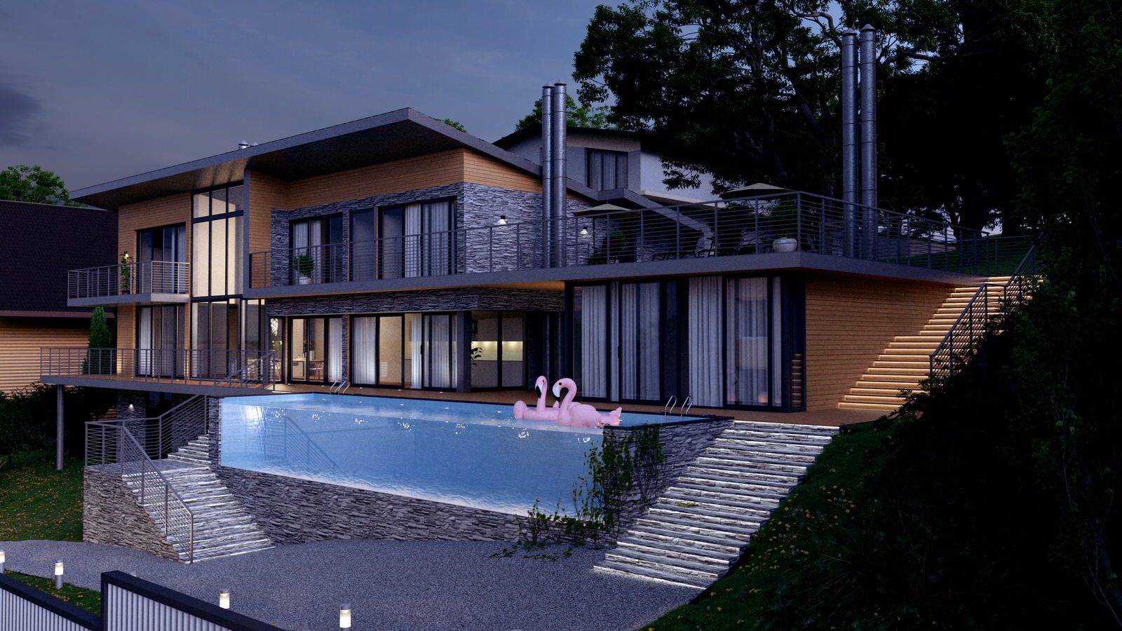 Обложка проекта: Проект дома в стиле шале в пгт. Красная Поляна г. Сочи