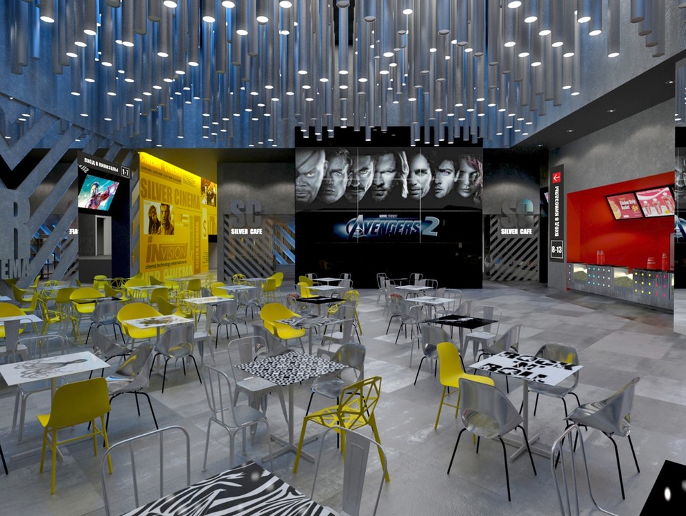 Дизайн-проект интерьера кинотеатра "Silver"