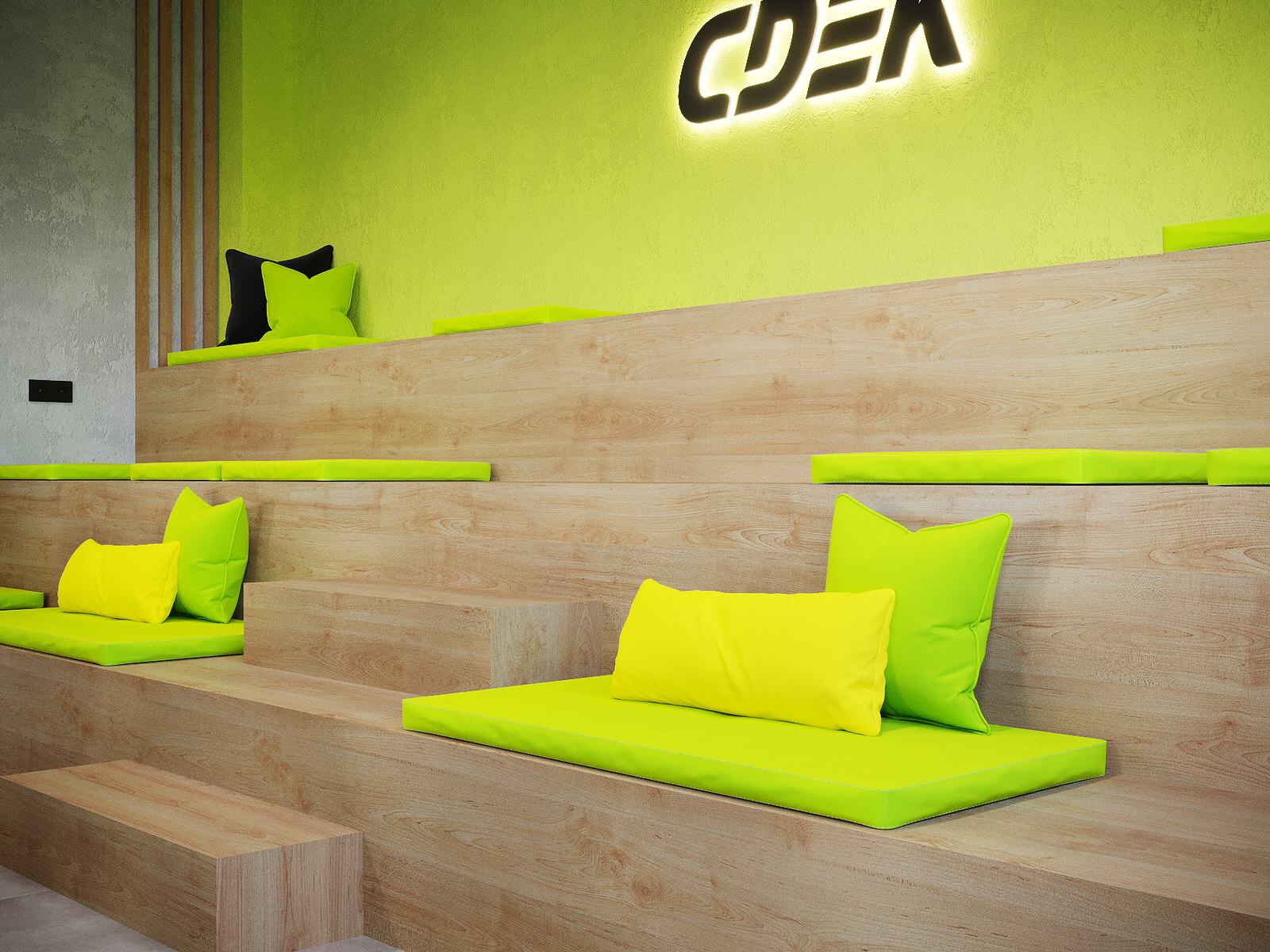 Пространство для сотрудников компании СДЭК