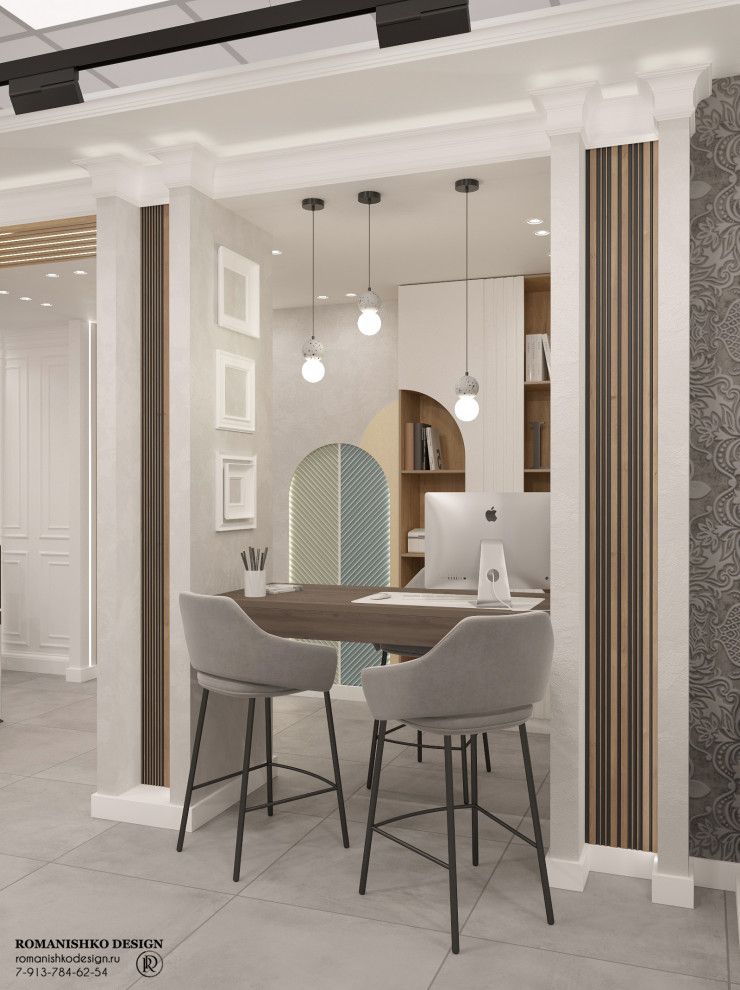 Дизайн выставочного зала магазина лепного декора "HIWOOD"