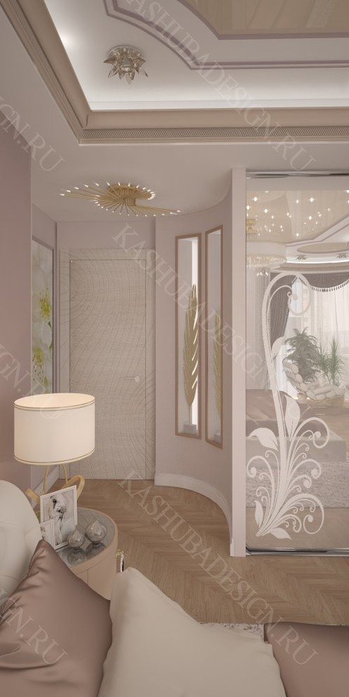 квартира с современным интерьером