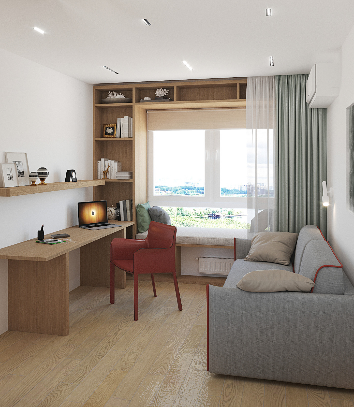 Трехкомнатная квартира в 79.40 м.кв.