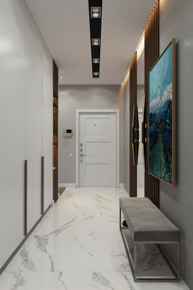 Дизайн-проект квартиры в современном стиле 90 м.кв г. Москва