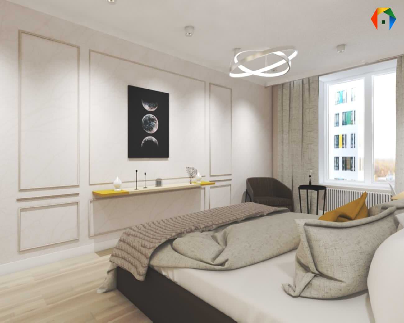 Березовая аллея. Дизайн проект двухкомнатной квартиры