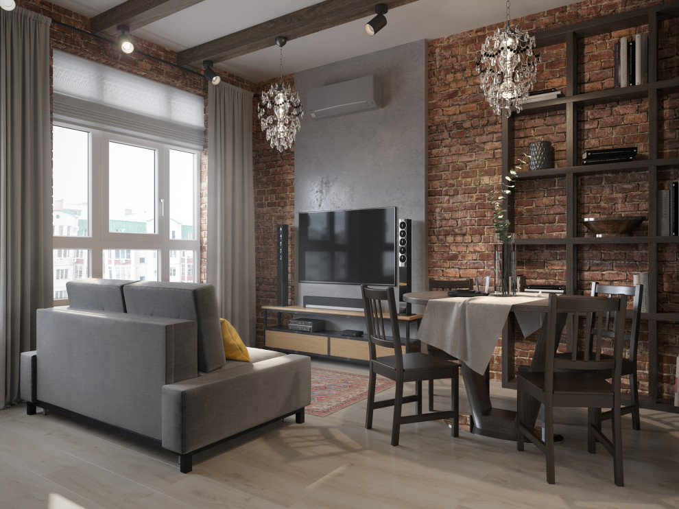 Трехкомнатный лофт 80 м² в ЖК Маркиз