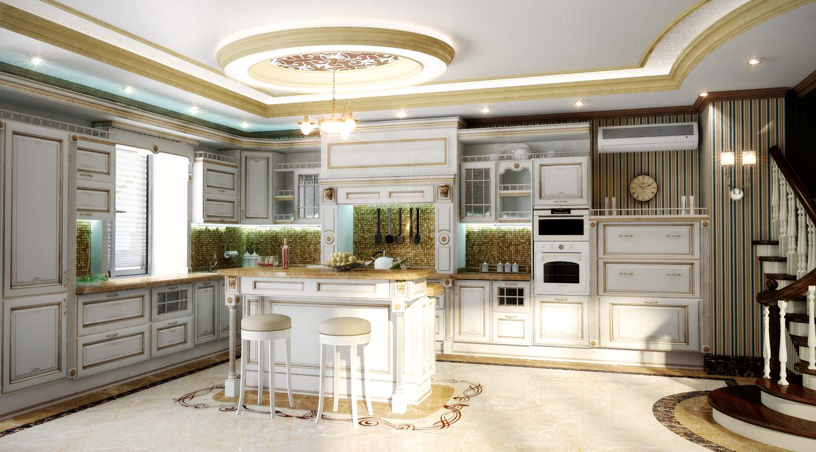 Дизайн интерьера коттеджа в Казани