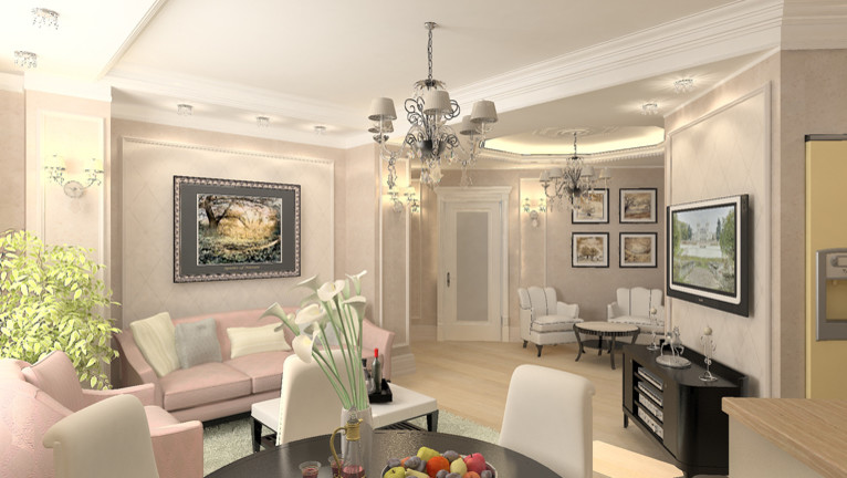 Дизайн проект квартиры - на Ленинском проспекте