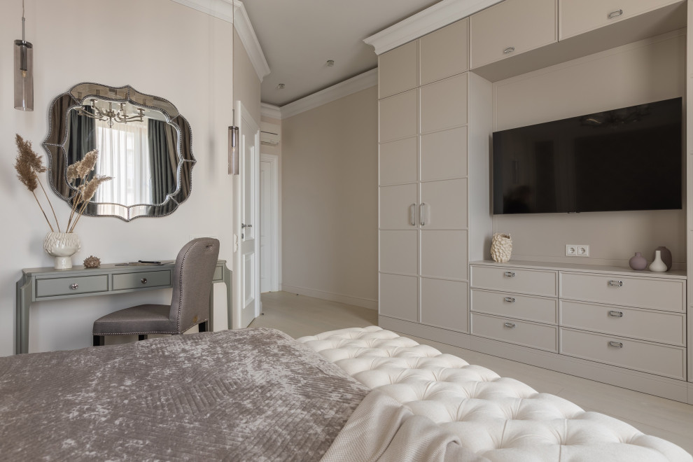 Четырехкомнатная квартира в стиле неоклассика 164 м2