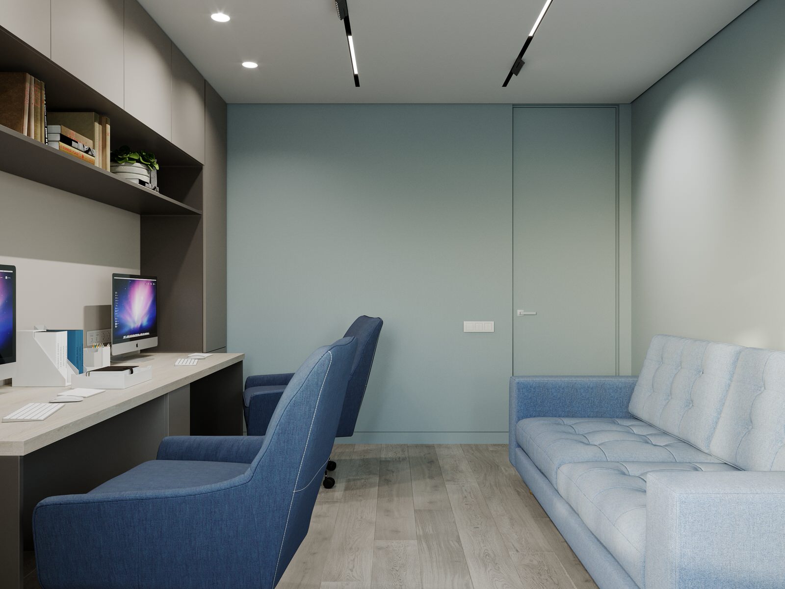 Проект оформления интерьера квартиры 90 кв.м