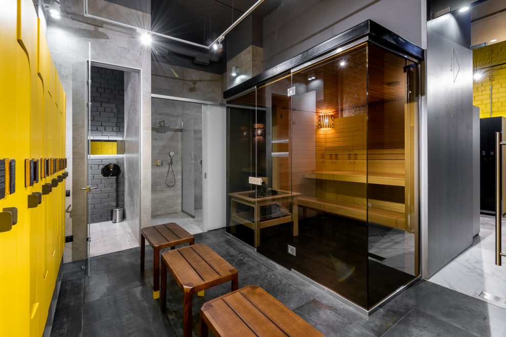 Дизайн интерьера фитнес центра.