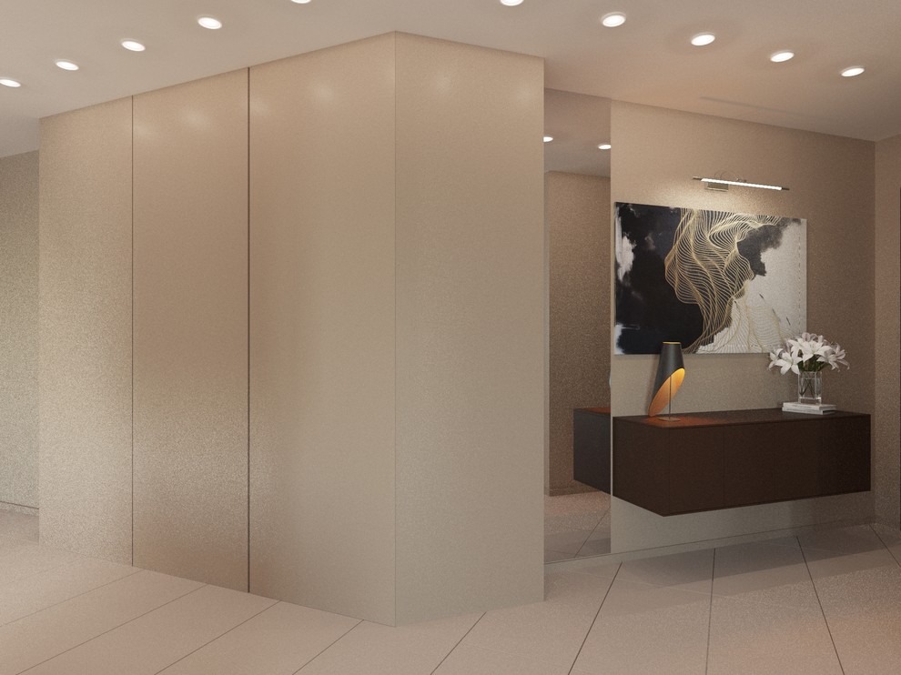 Гостиная с камином