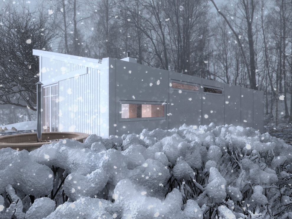 Модульная дача. Проект недорогого дачного дома