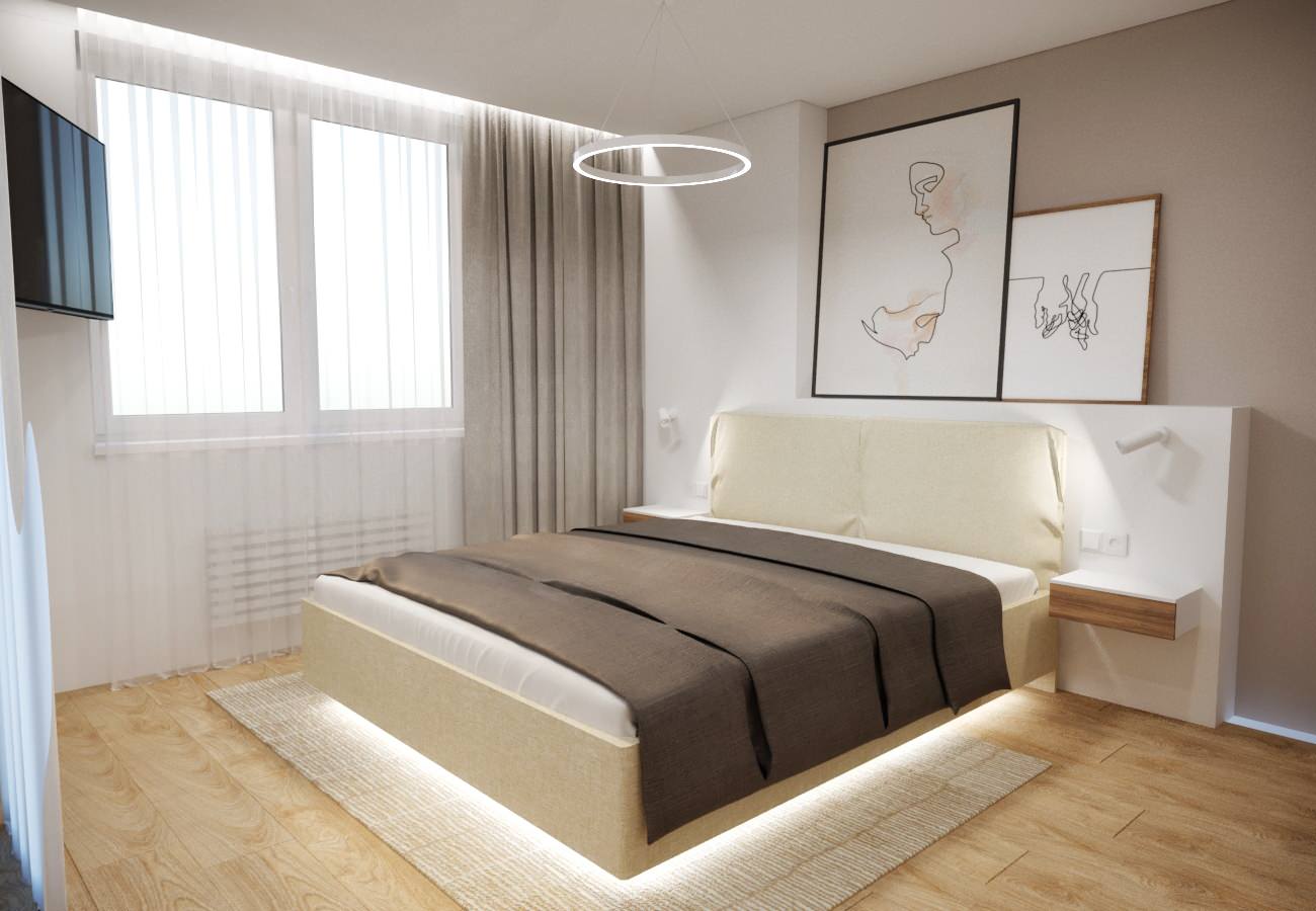 Проект для молодой семьи в центре Екатеринбурга, рядом с парком.