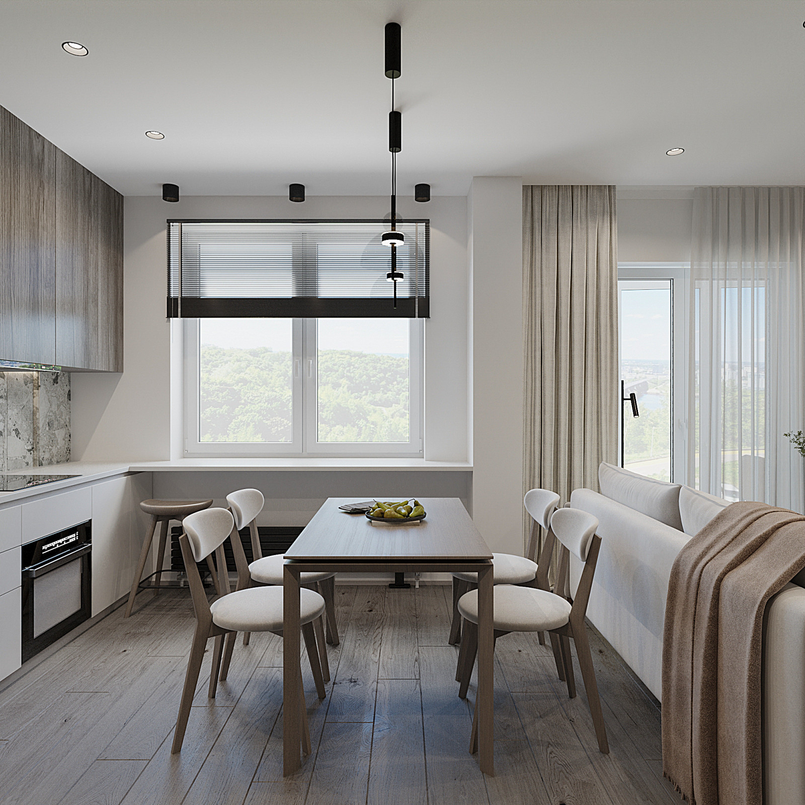 Проект квартиры 44 кв.м., г. Нижний Новгород