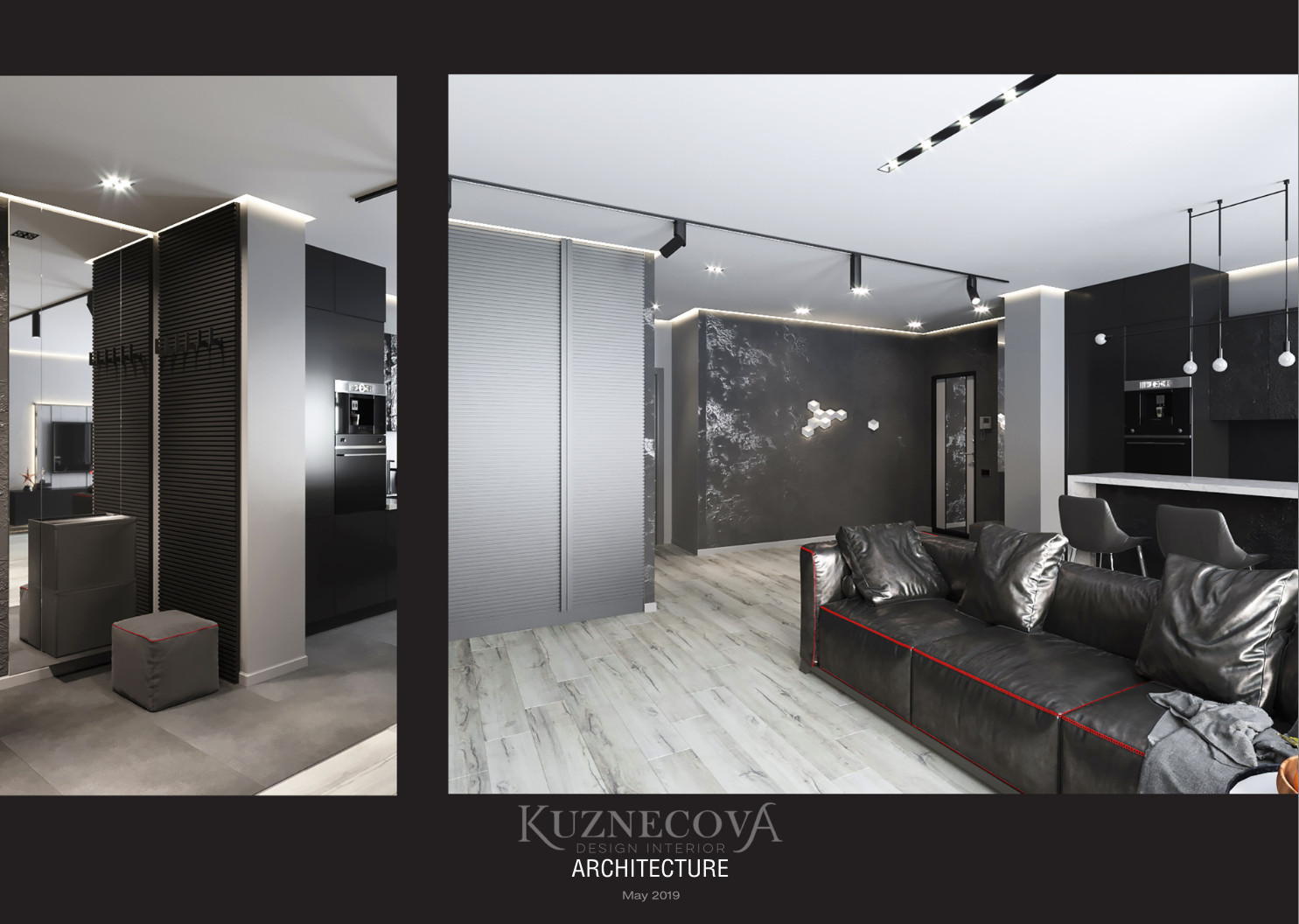 Дизайн проект квартиры 67 кв.м.