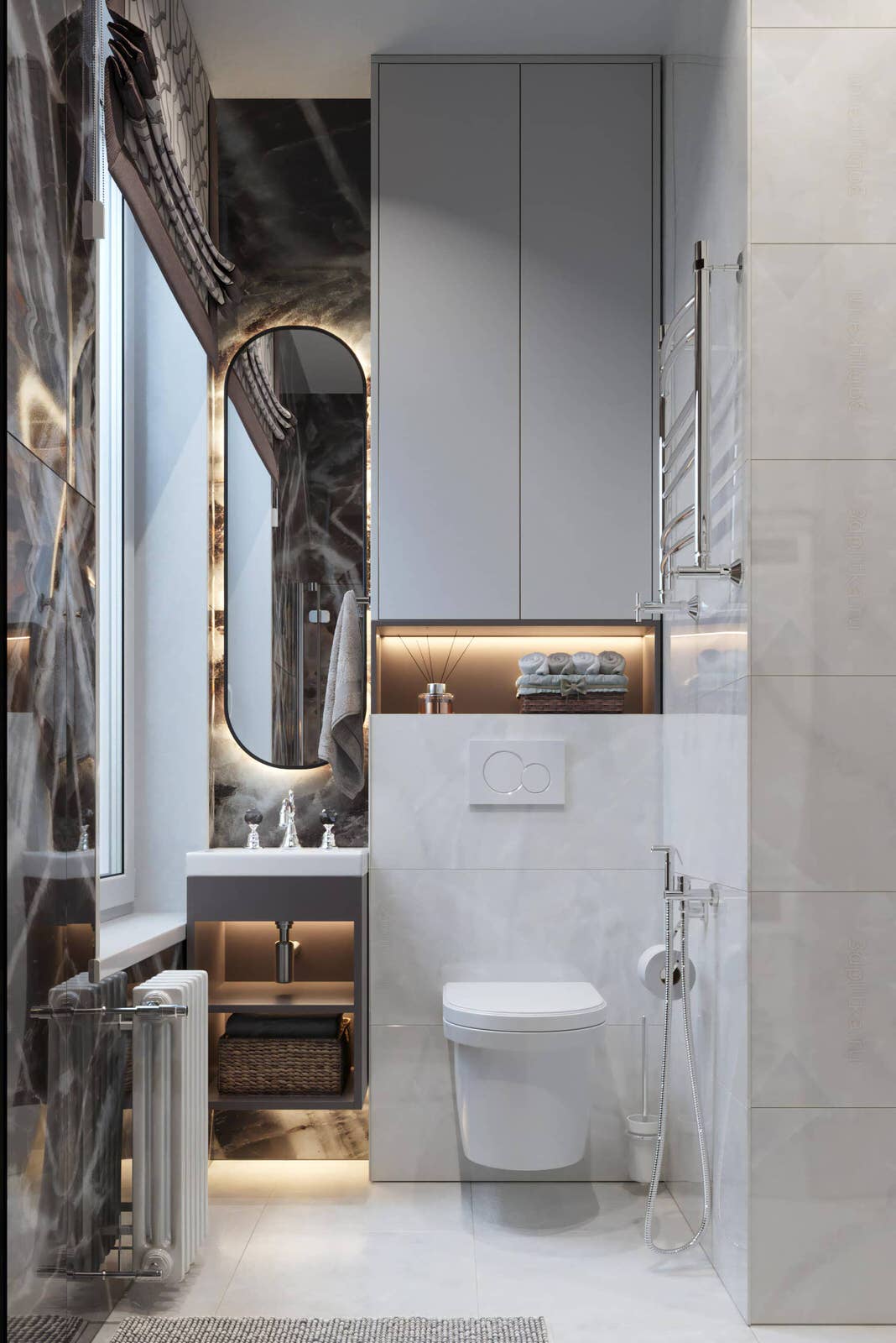 Дизайн и ремонт квартиры на Золоторожском Валу — Золотой акцент