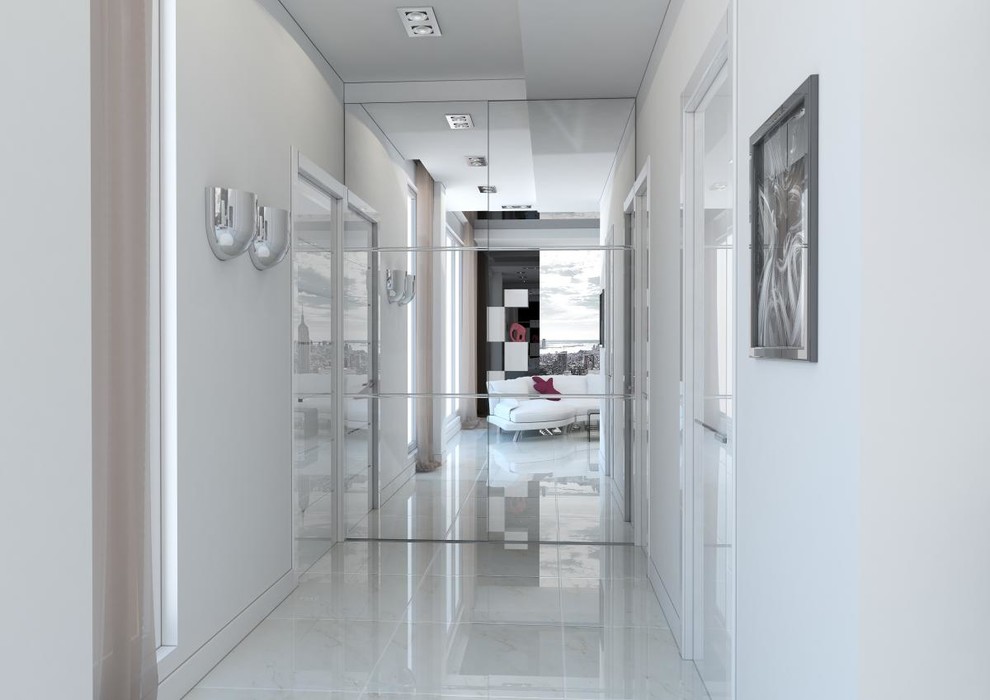 Обложка проекта: Двухкомнатная квартира в черно-белой гамме г.Новороссийск