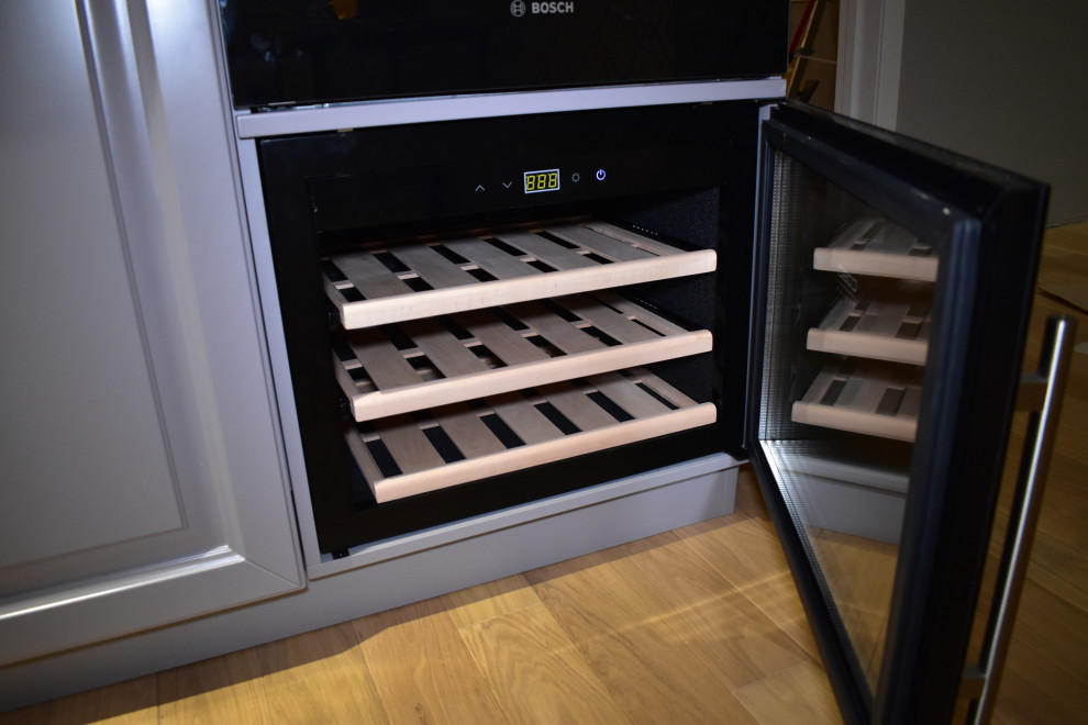 Кухня ЭКО массив бука с акриловой столешницей