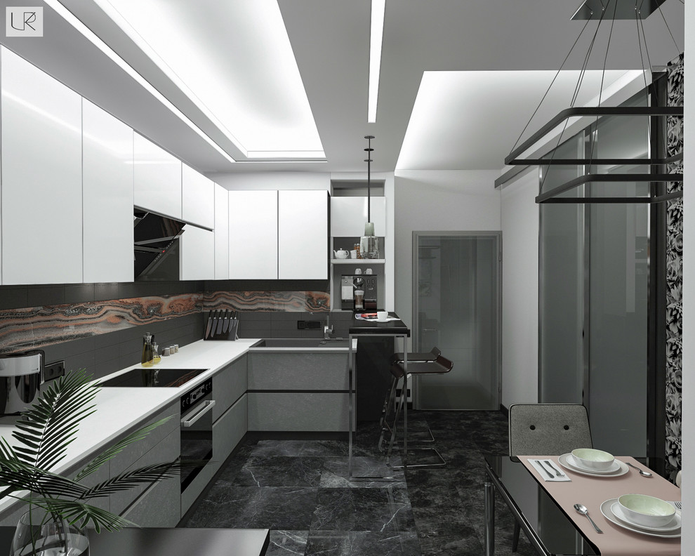 Квартира в стиле Hi-tech & Loft для молодого банкира