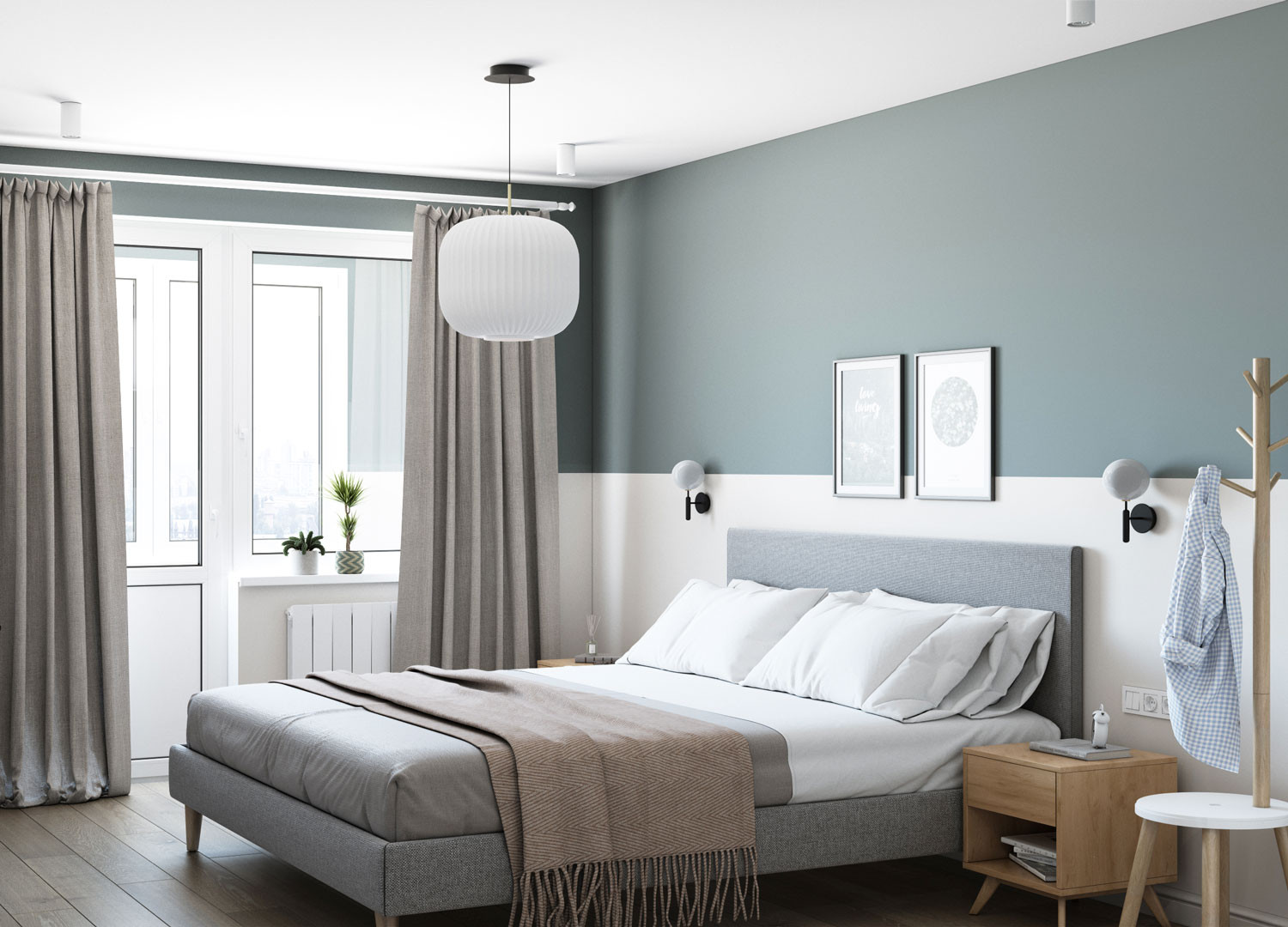 Трехкомнатная квартира для молодой семейной пары