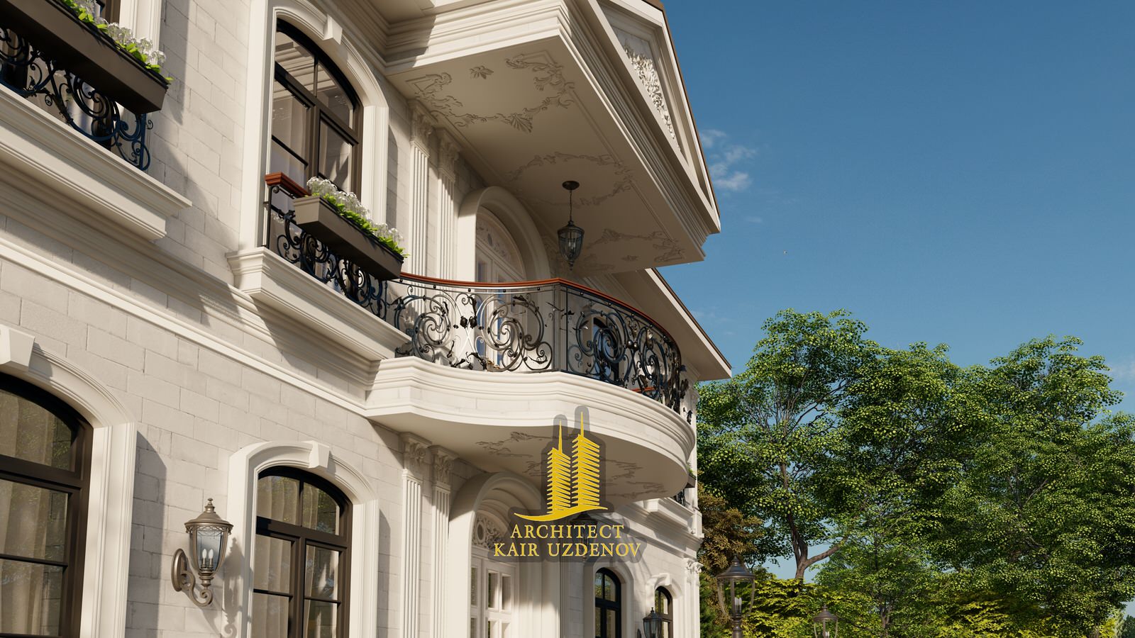 Проект дома в стиле Французский ренесанс