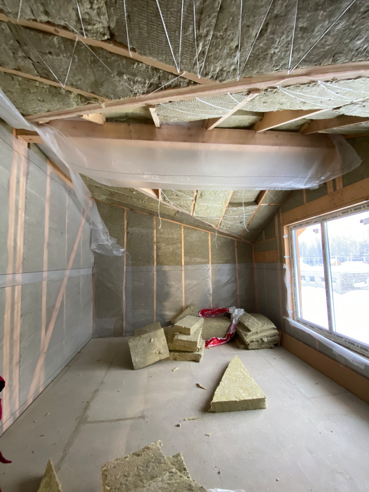 Новый проект дом в "Агалатово Экопарк". Фотографии "до"