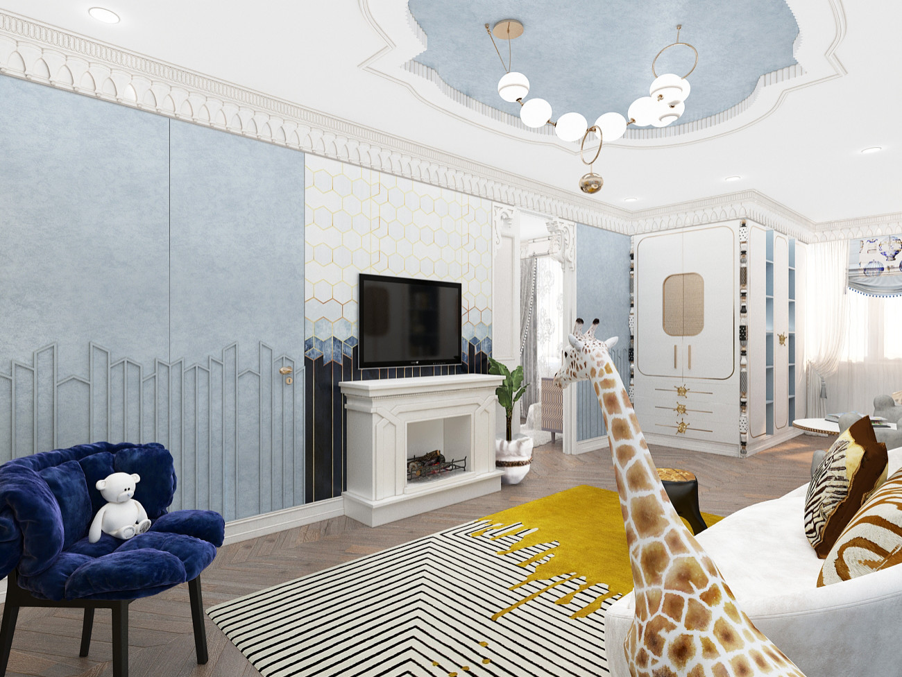 Обложка проекта: Интерьер детской