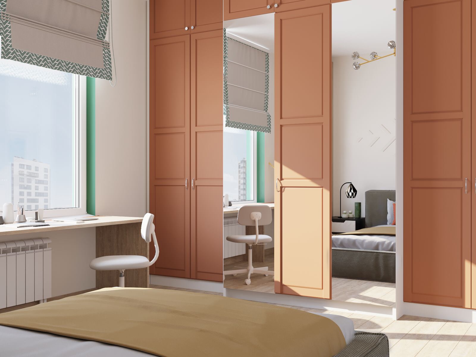 Трехкомнатная квартира в апарт-отеле