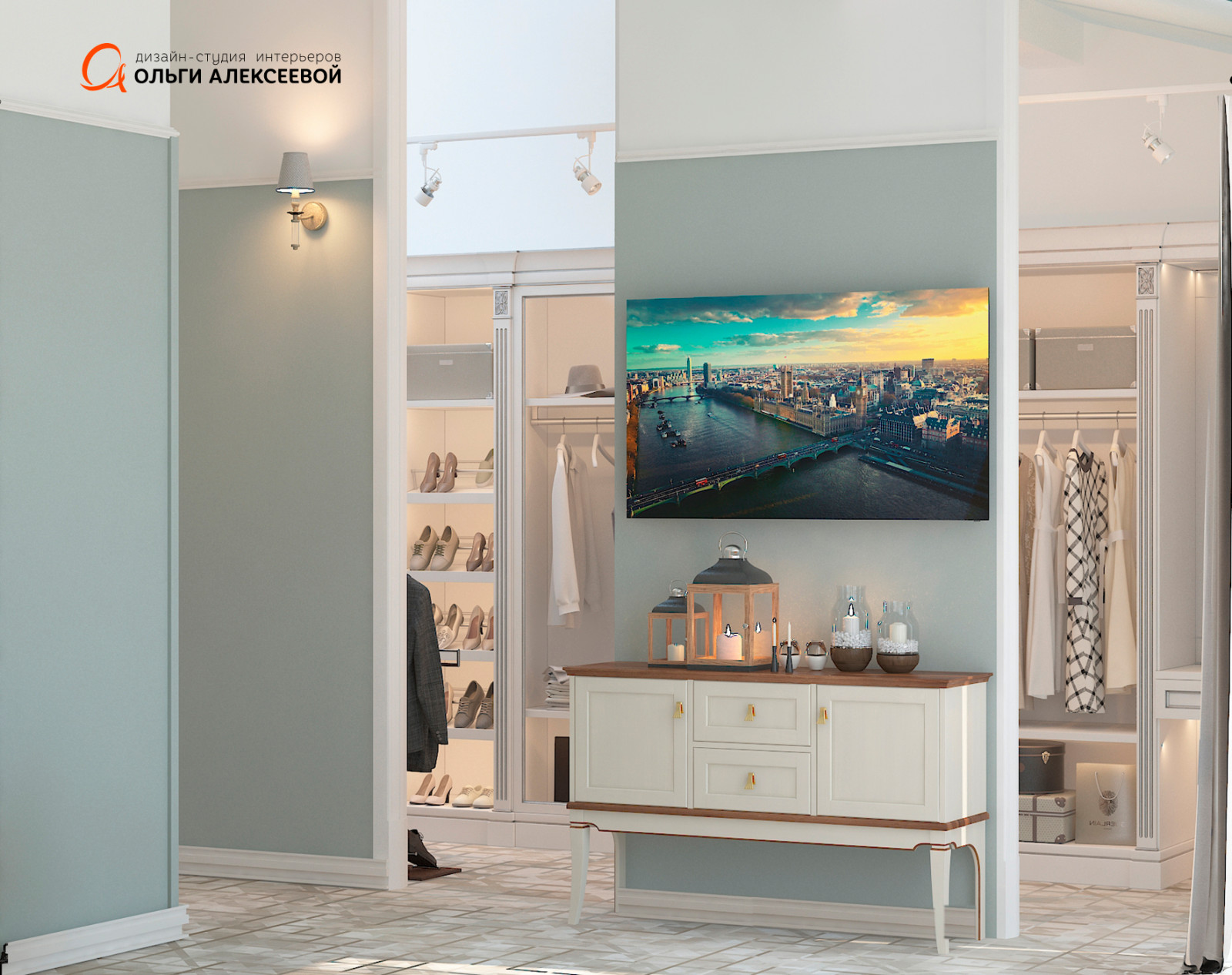 Американская классика в таунхаусе площадью 310 м2.