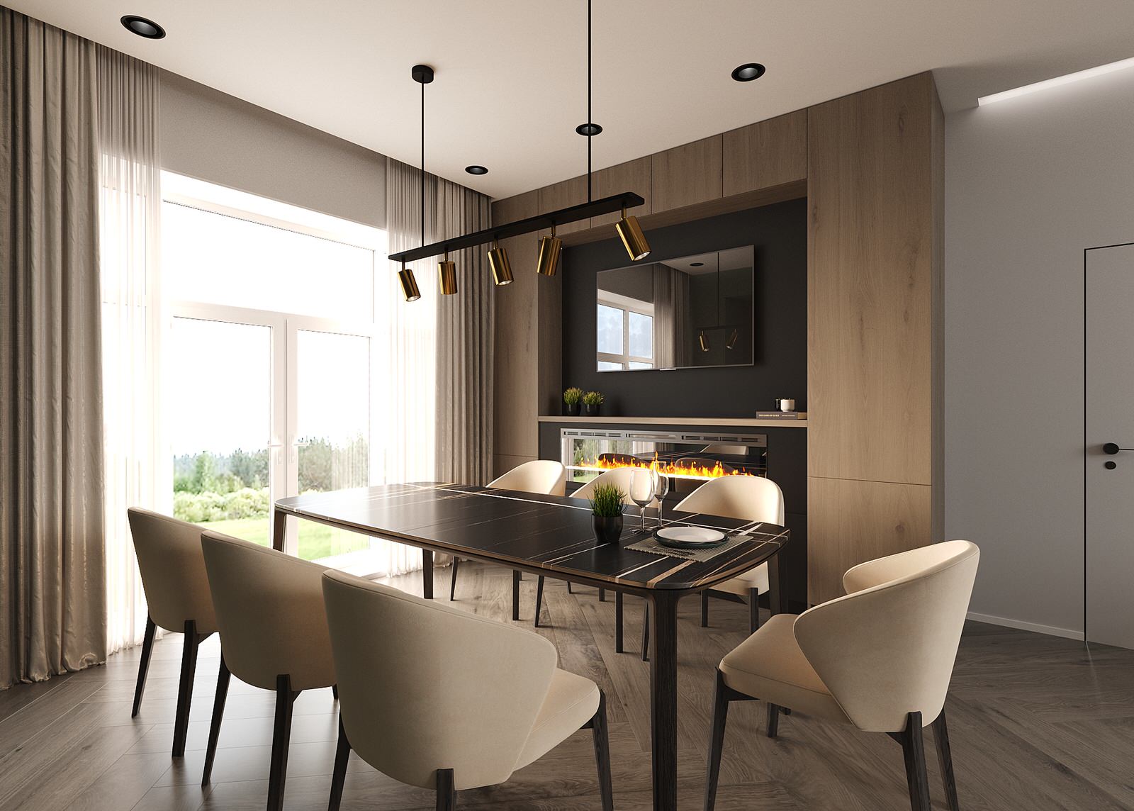 Обложка проекта: Кухня-гостиная