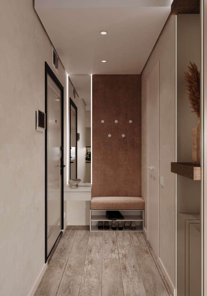 Дизайн проект 3х комнатной квартиры с большой кухней-гостиной