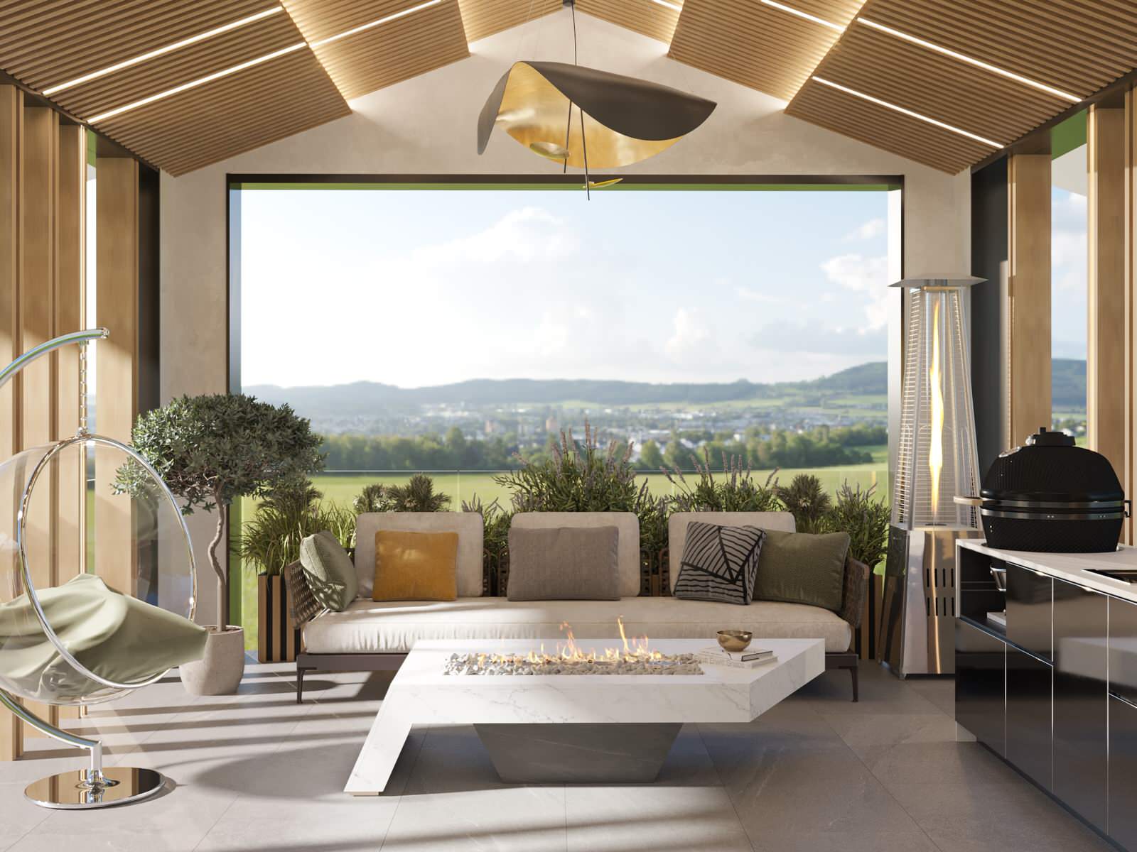 Обложка проекта: Летняя веранда в загородном доме