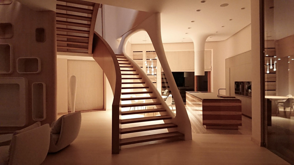 House in a pine forest