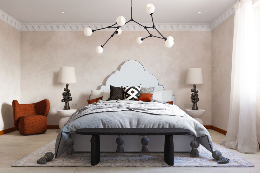 Обложка проекта: Спальня с этническими мотивами