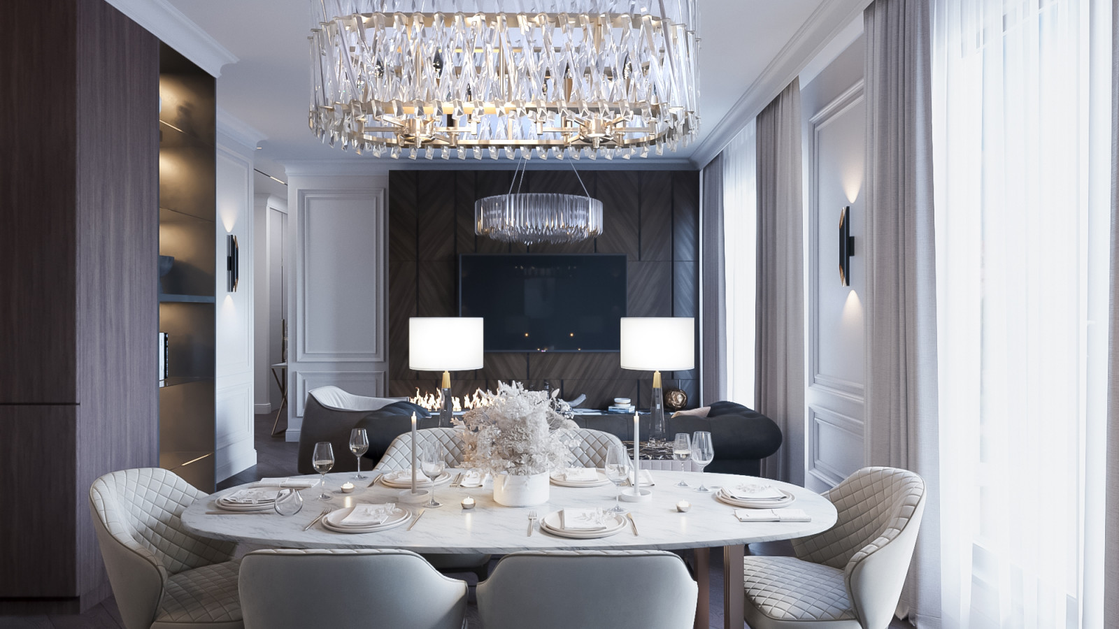 Дизайн квартиры под ключ Москва Мосфильмовская