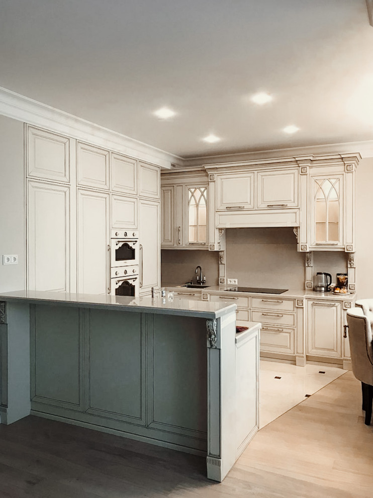 Квартира в классическом стиле. Сравнение 3д и фото